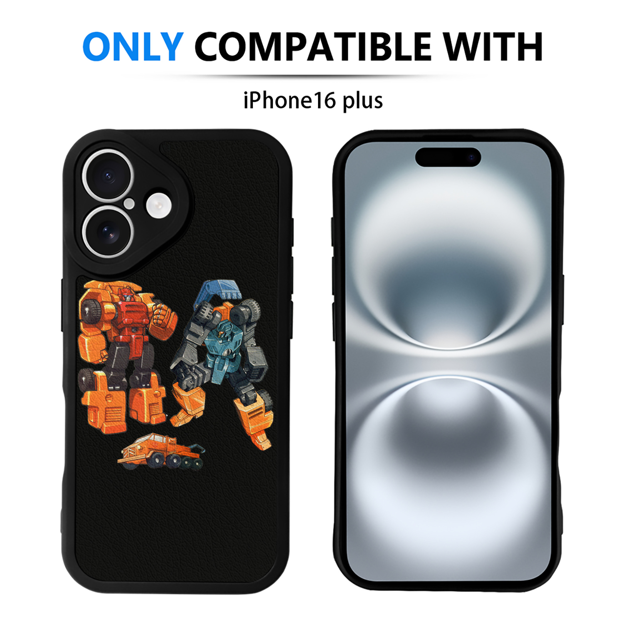 （画像用）  【iPhone 16シリーズ対応】シリコンスマホケース（レザー調） 材質：シリコン